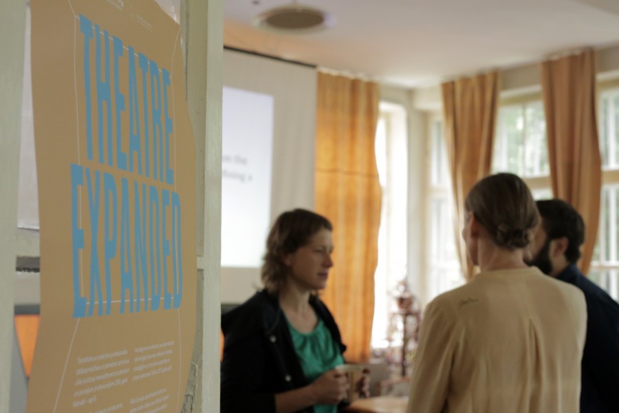 Photos from the last “Theatre Expanded” sessions in Cēsis with curators Matthieu Goeury and Florian Malzacher