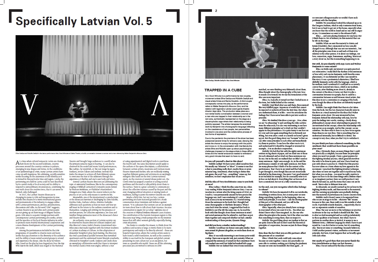 Iznāk LiVe: Latvijas Izrāžu skate 2021 speciālizdevums “Specifically Latvian vol. 5”