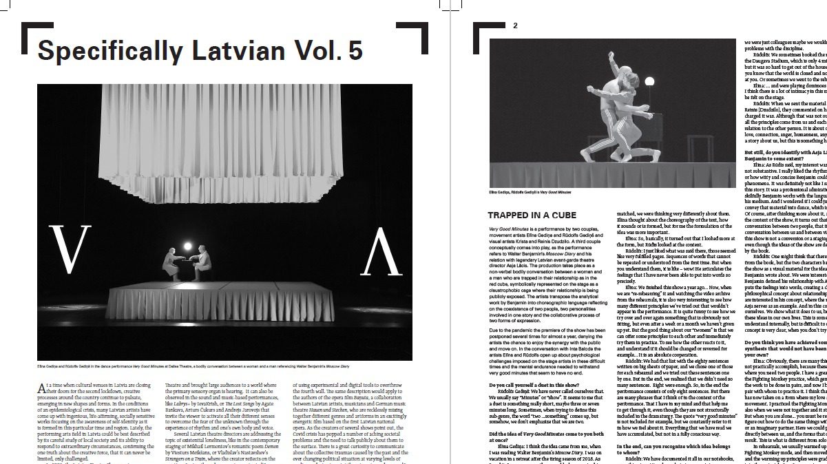 LiVe: Latvian Theatre Showcase presents “Specifically Latvian vol. 5” edition