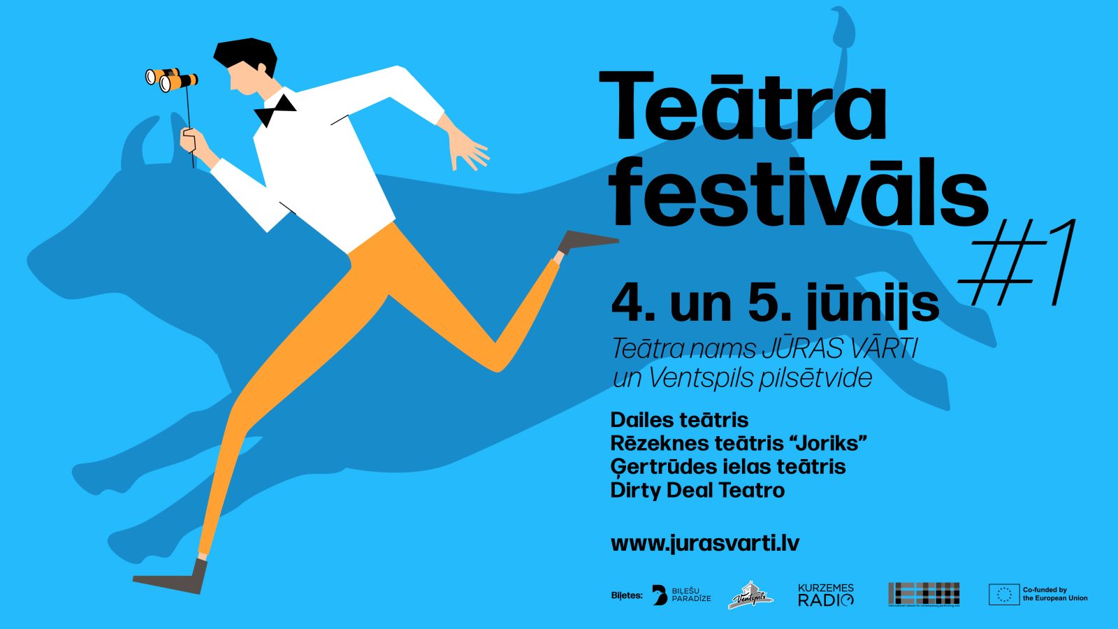 Teātra festivāls “NR. 1” Ventspilī 3.–5. jūnijā