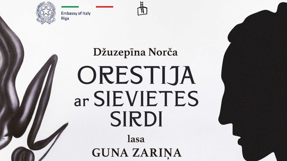 “Orestija ar sievietes sirdi”. Lekcija, lugas lasījums un tikšanās ar autori Džuzepīnu Norču