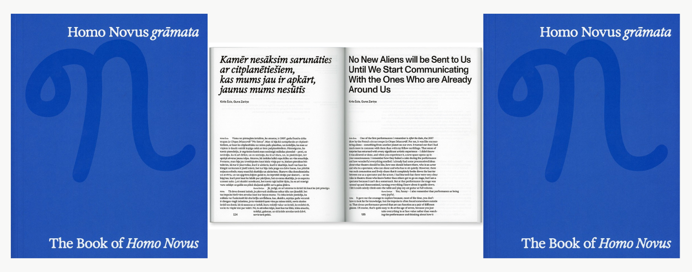 The Book of Homo Novus – celebrating the festival’s 30th anniversary